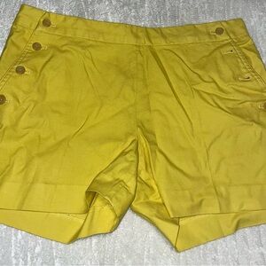 Banana Republic Factory - sailor style Short shorts - white yellow - Size 8
